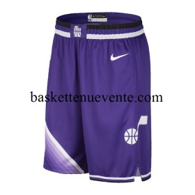 Basket Utah Jazz Shorts Nike 2023-2024 City Edition Violet Swingman - Homme